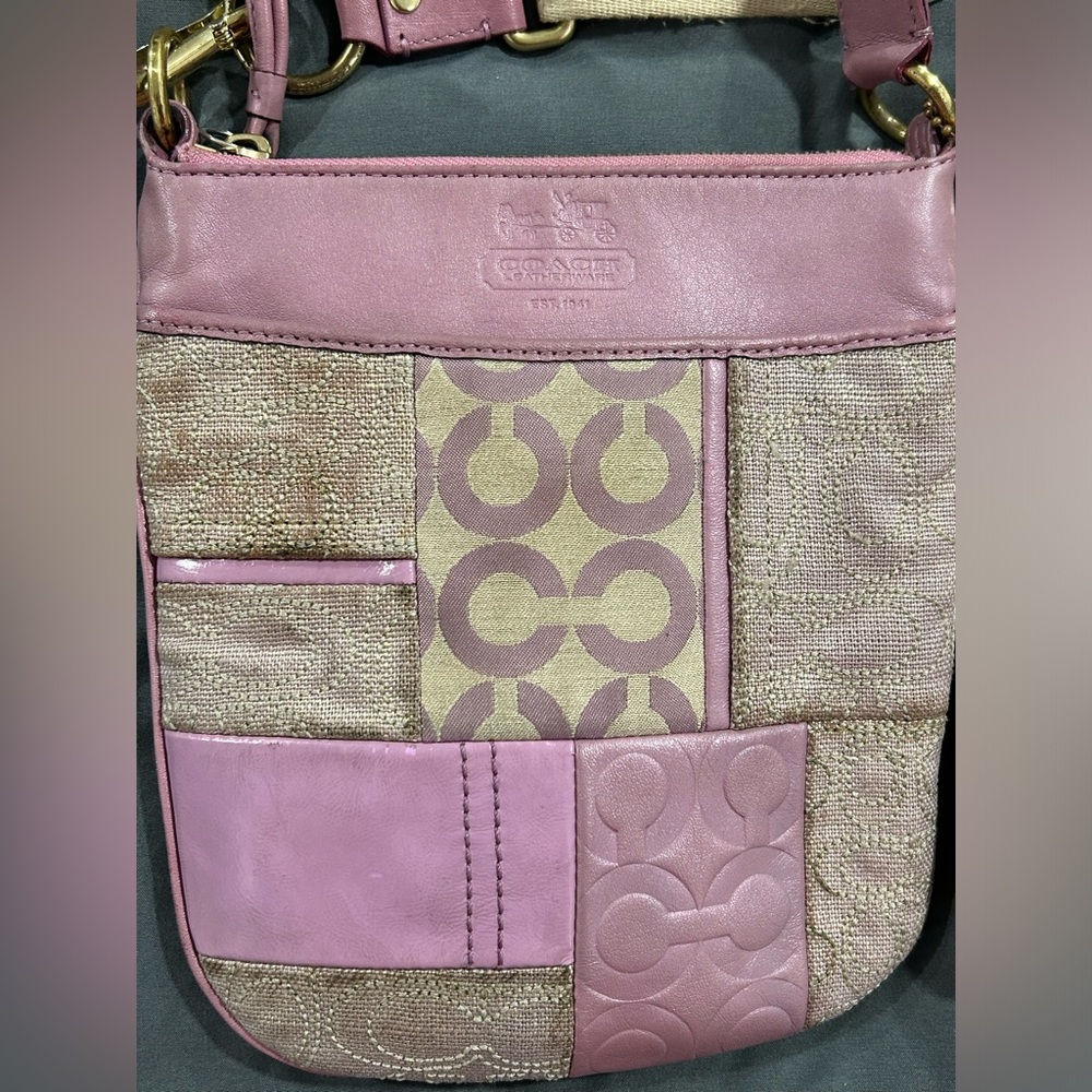 Coach Ali patchwork crossbody purse - Picture 3 of 9